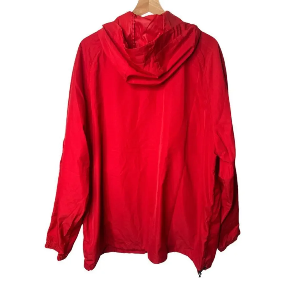 Brooks Brothers Red Half-Zip Packable Anorak Lightweight Jacket Men’s XL NWT